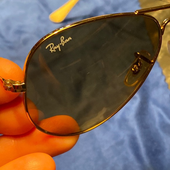 EUC!! Ray-Ban Aviator Sunglasses 55014 - Picture 7 of 15